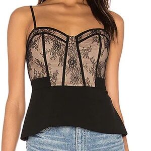 BCBG Lace Corset Women's Top